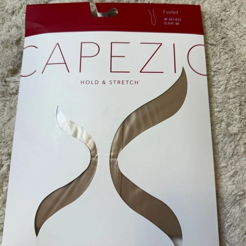 Capezio N14C Kids Medium Footed Tights Caramel